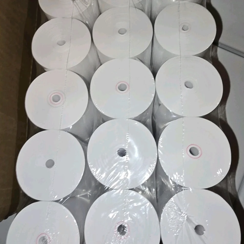 BAM POS 3 1/8 x 190' Coreless Thermal Receipt Paper Rolls for Printers 30 Pack